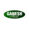 Ganesh mart logo. Ganesh mart grocery shop logo