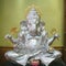 Ganesh Silver Statue