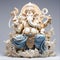 Ganesha Deity Statue in Hindu Culture, Generative Ai
