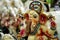Ganesha, a display of dolls, Golu festival celebrated during navaratri in south India.