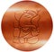 Ganesha - Metallic Copper Design