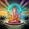 Ganesha\'s Divine Radiance