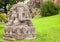 Ganesha statue in a beautiful mountain garden