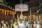 Ganesha statue at Wat Sri Suphan or Silver Temple at night, Chiang Mai, Thailand