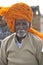 Ganga sagar island west bengal india on january 15th 2013: Elderly male pilgrim at the Ganga Sagar Mela, Sagar Island, West Bengal