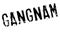 Gangnam stamp rubber grunge