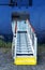 Gangway to a cruise ship in Bremerhaven, Germany