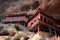 Ganlu temple , a Temple built on dangous cliff, in Fujian, China