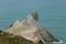 Gannet plateau at Cape Kidnappers and Shark Tooth Rock