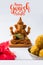 Ganpati greeting or Lord ganesha Greeting or happy ganesh chaturthi greeting card