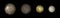 Ganymede, Callisto, Io and Europa - Main moons of Jupiter