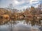Gapstow Bridge in Central Park, winter, early spring