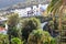 Garachico townscape hill panorama on Canary Island Tenerife, Spain