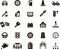 Garage and car repair icon set