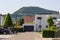 garage carport on a modern house facade