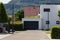 garage carport on a modern house facade