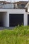 garage carport on a modern house facade