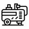 Garage compressor icon, outline style