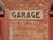 Garage Sign