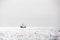 Garajau - Silhouette of sailing boat ship on the majestic Atlantic Ocean seen from Praia Garajai, Canico, Madeira island