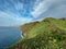 Garajau - Wooden staircase to Cristo Rei statue on hilltop of Garajau, Canico, Madeira island, Portugal, Europe