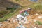 garbage abandoned in the countryside in Sicily, Italy