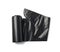 Garbage Bag Roll Isolated. Trash Package, New Rolled Plastic Bin Bags, Black Polyethylene Waste Container