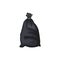 Garbage black plastic bag full of trash cartoon vector illustration isolated.