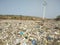 Garbage at the centre of agriculture land