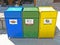 Garbage containers for separated garbage collection