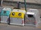 Garbage containers for separated garbage collection