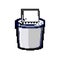 garbage cut shredder game pixel art vector illustration