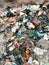 Garbage heap waste garbage-pile trash rubbish dump litter dirty solid-rubbish scrap refuse plasticbags landfill photo