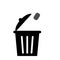 Garbage icon to keep the environment clean