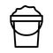 Garbage  thin line icon