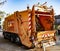 A garbage truck used to collect and shred bulky items from households