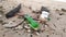 Garbage washes up on Songkhla beach
