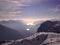 Garda lake from paganella peak