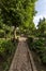 Garden of the Alcazar of the Christian Monarchs in Cordoba, Spain