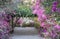 Garden Azaleas Blooming in Charleston, South Carolina SC