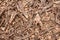 Garden bark mulch texture