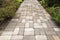 Garden Brick Paver Path Walkway