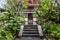 Garden in the Buddha Tooth Relic Temple in the Chinatown of Singapo