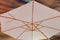 Garden canopy patio umbrella for protection from the sun