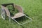 Garden cart grass clippings lawn mulch