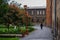 Garden of Cathedral of Holy Etchmiadzin, one of the oldest churches in the world, Etchmiadzin monastery complex. Vagharshapat in