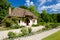 garden of Chateau du Moulin, Lassay-sur-Croisne, Centre, France