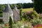 Garden and chateau La Chatonniere near Villandry. Loire Valley