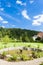 garden of cistercian monastery in Zwettl, Lower Austria, Austria