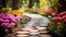 garden color wood gardening sunlit